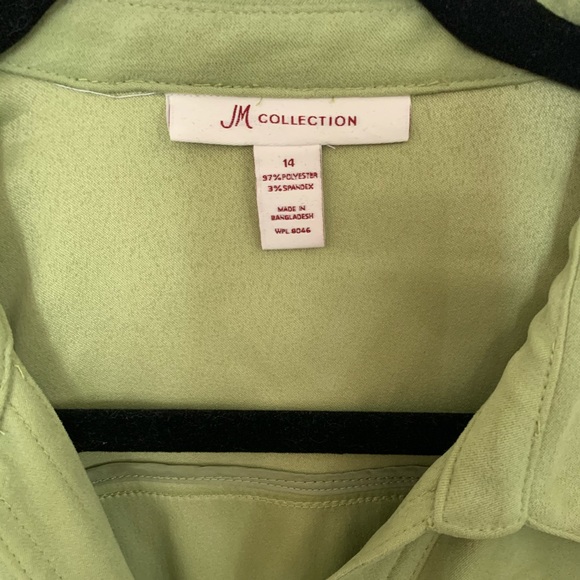 JM Collection women’s button up top - Picture 2 of 2
